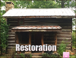 Historic Log Cabin Restoration  Sparta, Ohio